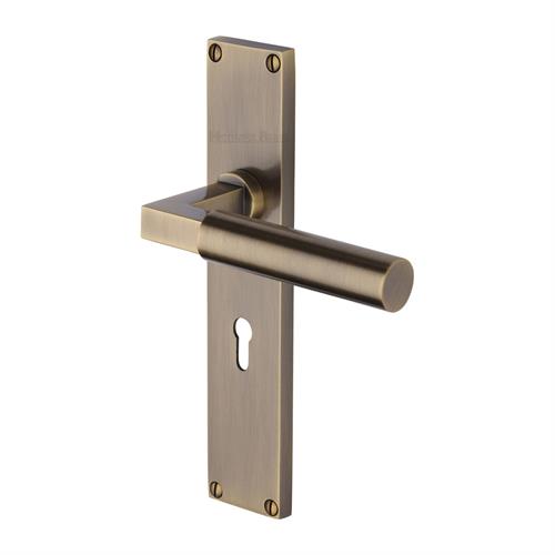 BAUHAUS LEVER HANDLE ON BACKPLATE